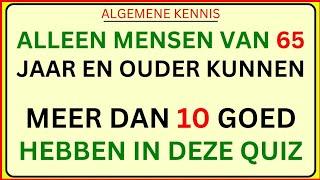 Alleen 65+ Scoort 10+ Correct Test Jouw Brein Met Deze Uitdagende Quiz 🧠🔥