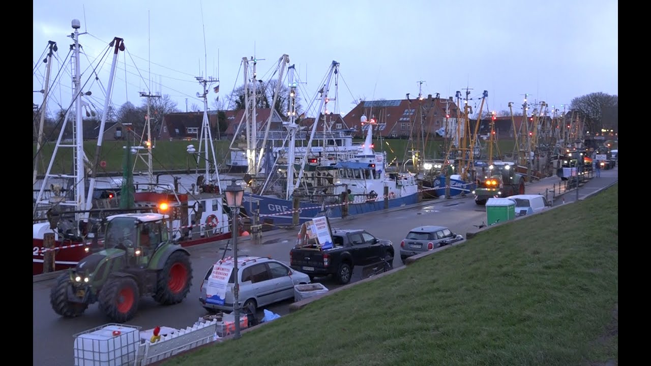 Greetsieler Fischer solidarisieren sich mit den Bauern