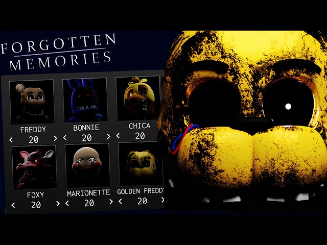 Nights 4, 5, and CUSTOM NIGHT in Roblox FNAF Forgotten Memories 