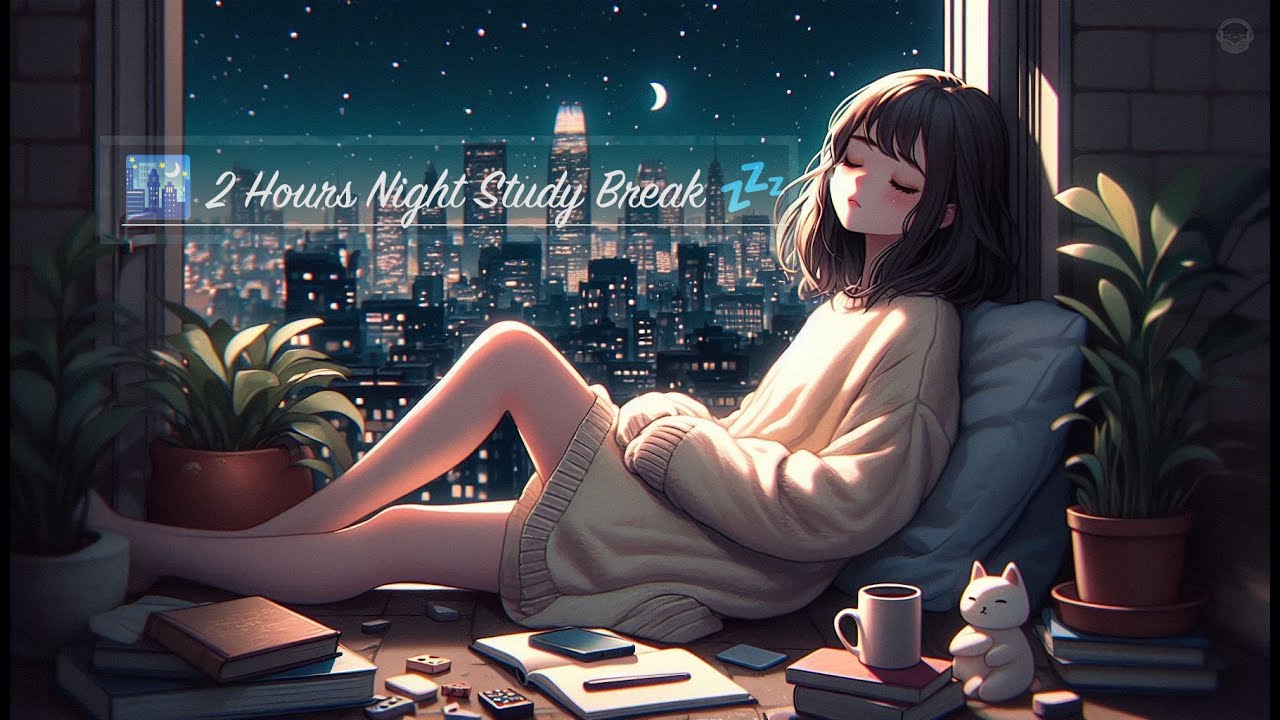 Night Study Break 🌃 💤 | 2 Hours of Cozy Rest & City Calm
