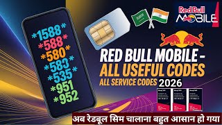 Red Bull Mobile Saudi All Service Code Red Bull Sim Code Redbull Mobile Sim Ke Codes