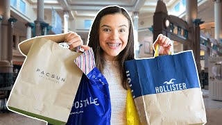 BACK TO SCHOOL CLOTHING SHOPPING HAUL 2019! | Hollister, Forever 21, Pacsun, Aeropostale