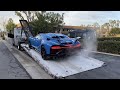 BUGATTI CHIRON PUR SPORT - COLDSTART AND DELIVERY