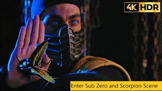 Enter Sub Zero and Scorpion Scene | Mortal Kombat 1995 (4K HDR)