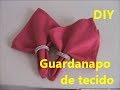 Guardanapo de tecido com canto simples DIY