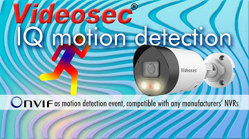 Videosec IQ Motion Detection - compatible with all NVRs