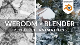 WebODM to Blender Cycles Rendered 4K Animations