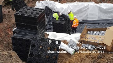 Installation of Storm Attenuation Solution for Heathcote Street by Cotterill Civils