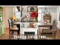 Spring Farmhouse Home Tour | Tiny Vintage Farmhouse Tour | Thrifty Home Decorating Ideas