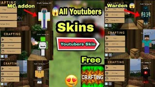 Crafting and building mein change skin kaise banaya gaya ||How to make skin in crafting and building