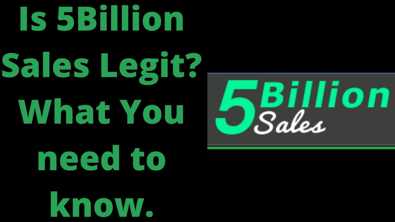 The truth about 5Billion sales that You're not going to believe