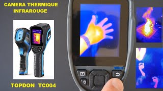 CAMERA THERMIQUE TOPDON TC004 - UNBOXING REVIEW TESTS résolution 256x192