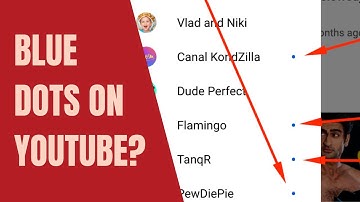 What Does Blue Dots Mean on Youtube - How to Remove Them?