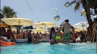 Super hot girls at the ibiza pool party