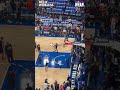 Knicks fans give Wemby a warm welcome for warmups😂