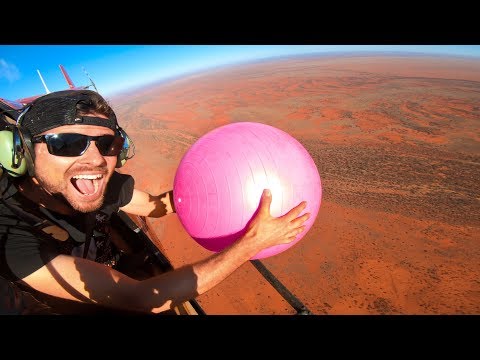 We Threw An Exercise Ball From A Helicopter at 2000ft