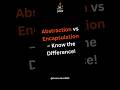 Abstraction vs Encapsulation – Know the Difference with Real Examples! #java #coding #learning