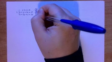 08 02 SystemsLinearEqns3Vars