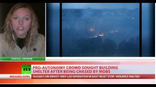 40 Burned Alive By Right Sektor Fascists In Odessa, Will Putin Intervene?