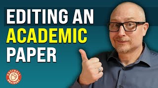 How to Edit an Academic Paper