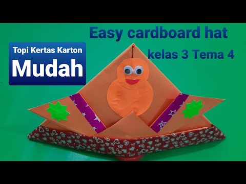 Video: Cara Membuat Topi Dari Kadbod