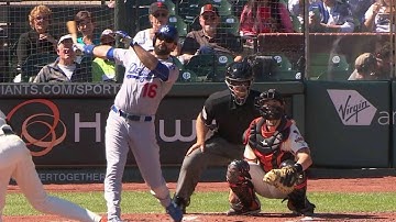 LAD@SF: Ethier hits a triple to right field