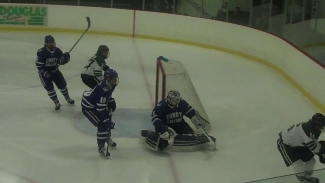 Nichols College men's ice hockey vs Curry 21817 YouTube