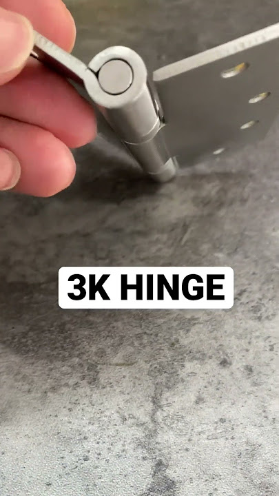 3K hinge in stainless steel