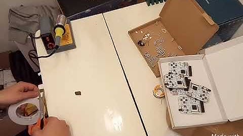 Pokitto PCB final assembly