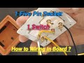 1 Five Pin Socket 1 Switch Wiring in board || Electrical Wiring In Board || Light || Board ||Current