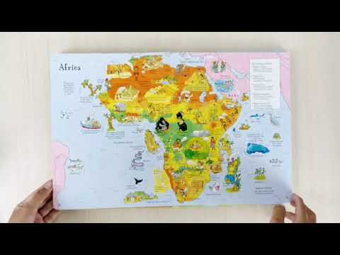 Usborne Lift-the -flap Picture Atlas with a Giant World Map Poster
