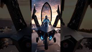 Motorcycle Transforms Into Stealth Jet on Highway 😱🔥