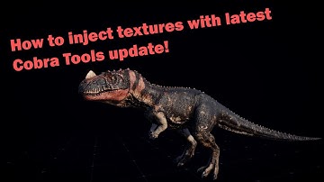 How to Inject textures with the new Cobra Tools Update