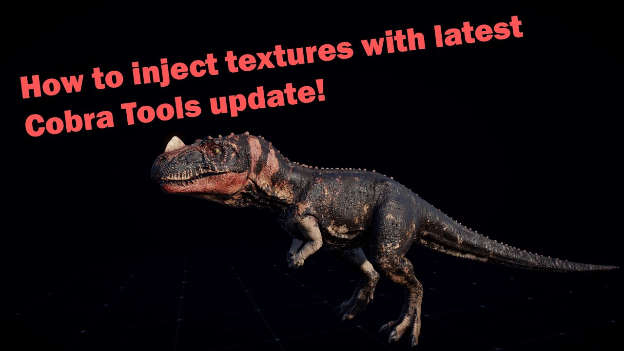 How to Inject textures with the new Cobra Tools Update - YouTube