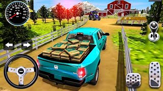 Pickup Transport Truck Driver - Offroad Pickup Truck Cargo Sim - Android Gameplay #3 screenshot 5