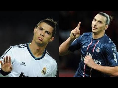 Cristiano Ronaldo vs Zlatan Ibrahimovic|Top 10 Free Kicks ...