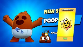 POOP SPIKE!! ON AN EMPTY ACCOUNT🔥35 Rank🔥 LEGENDARY FREE GIFTS🎁 10 NEW BRAWLERS😱 BRAWL STARS UPDATE🔥