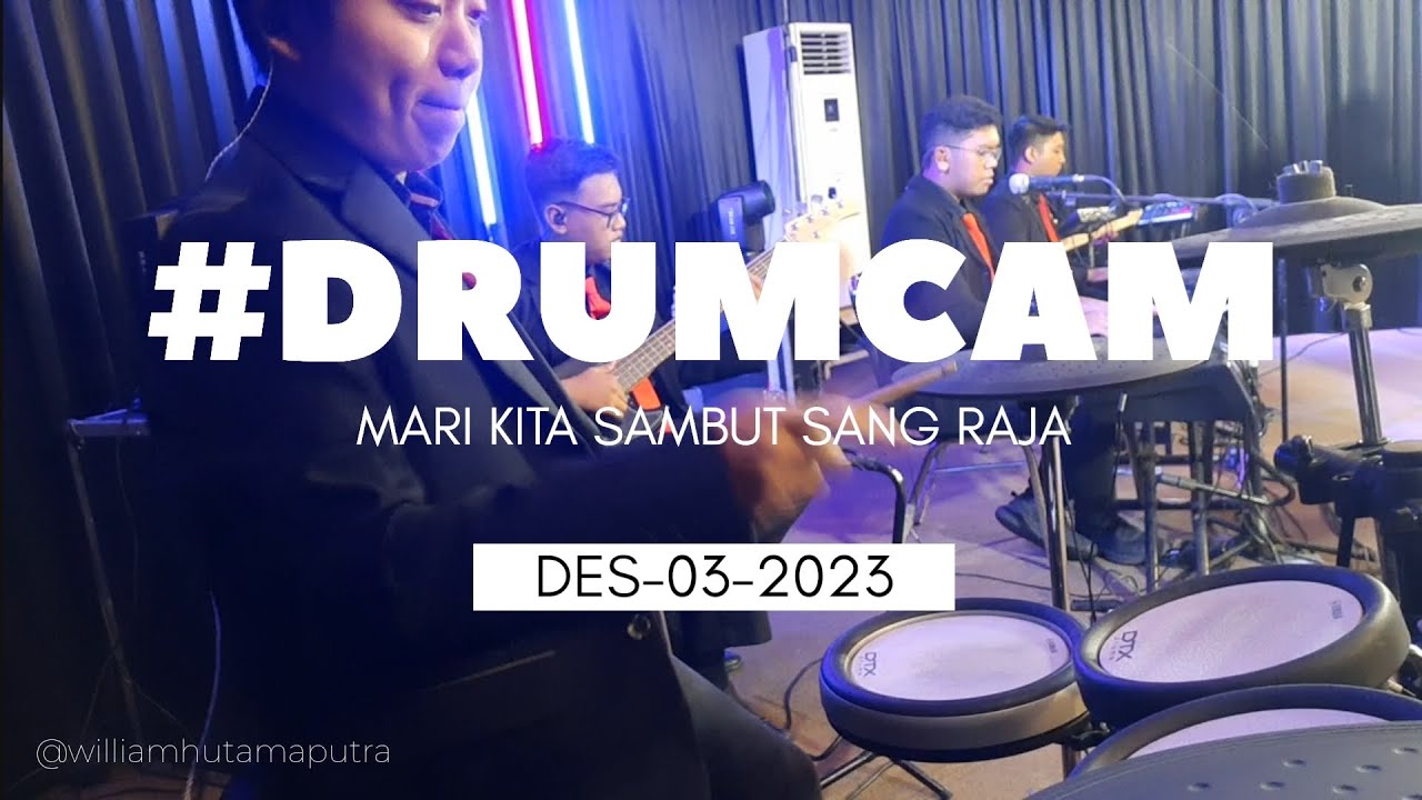 MARI KITA SAMBUT SANG RAJA (DRUM CAM) GBI SUROPATI MALANG RAYON 2 BANDUNG #gbi #praise #worship
