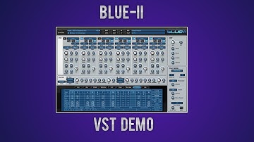 Rob Papen BLUE-II virtual synthesizer - VST PLUGIN DEMO