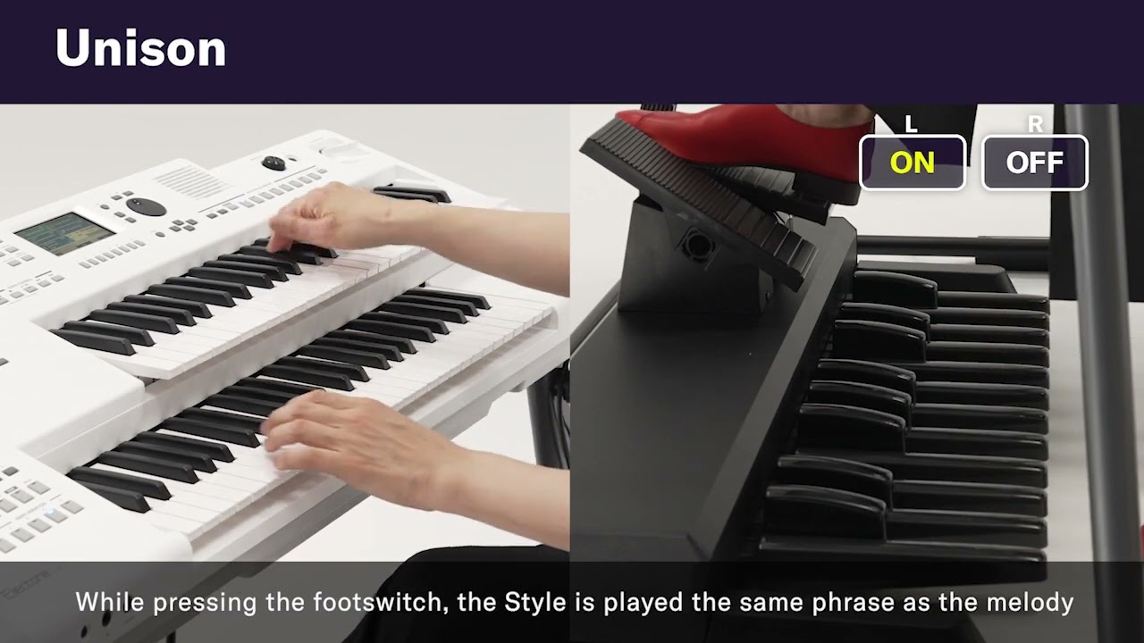 Electone ELA-1|Features:Unison & Accent - YouTube