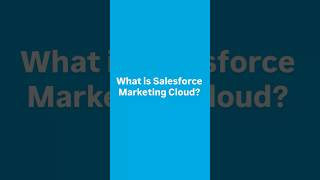 Salesforce Marketing Cloud Overview. #Salesforce #MarketingCloud #SFMC #TechCareers #LearnSalesforce