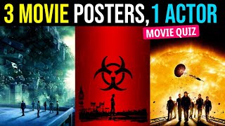 Guess the Actor from 3 Movie Posters | Spot the Star: Male Actor Quiz