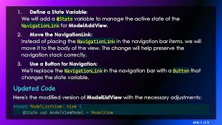 Solving the Back Button Navigation Issue in SwiftUI with NavigationView