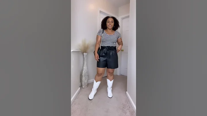 How to Style Leather Shorts | Fall Outfits #howtostyle #falloutfits #shorts