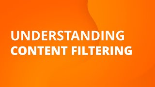 How Troomi's content filtering works and how to set it up