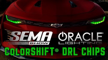 SEMA Show 2016 - ORACLE Lighting NEW products - 2016+ Camaro ColorSHIFT® DRLs + Demon Eyes