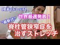 【簡単ストレッチ】世界最速発表!”最新式” 脊柱管狭窄症を治すストレッチ 新潟 梨本整体院