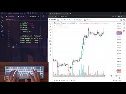 ASMR Programming - Tradingview Api in JavaScript - No Talking