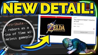 Did Nintendo Just Quietly Reveal More About The Ocarina Of Time Remake?