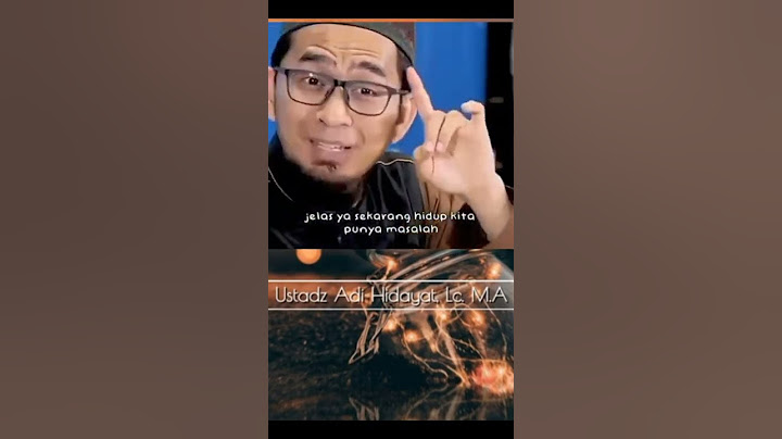 apapun ujian hidup terimalah dengan sabar | Ustadz Adi Hidayat